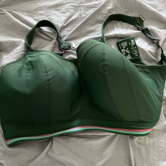Panache non-wire sports bra in Forest Green size 36H - Picture 1 of 3
